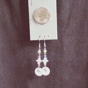 Vintage Earrings - pierced dangling Sparkle